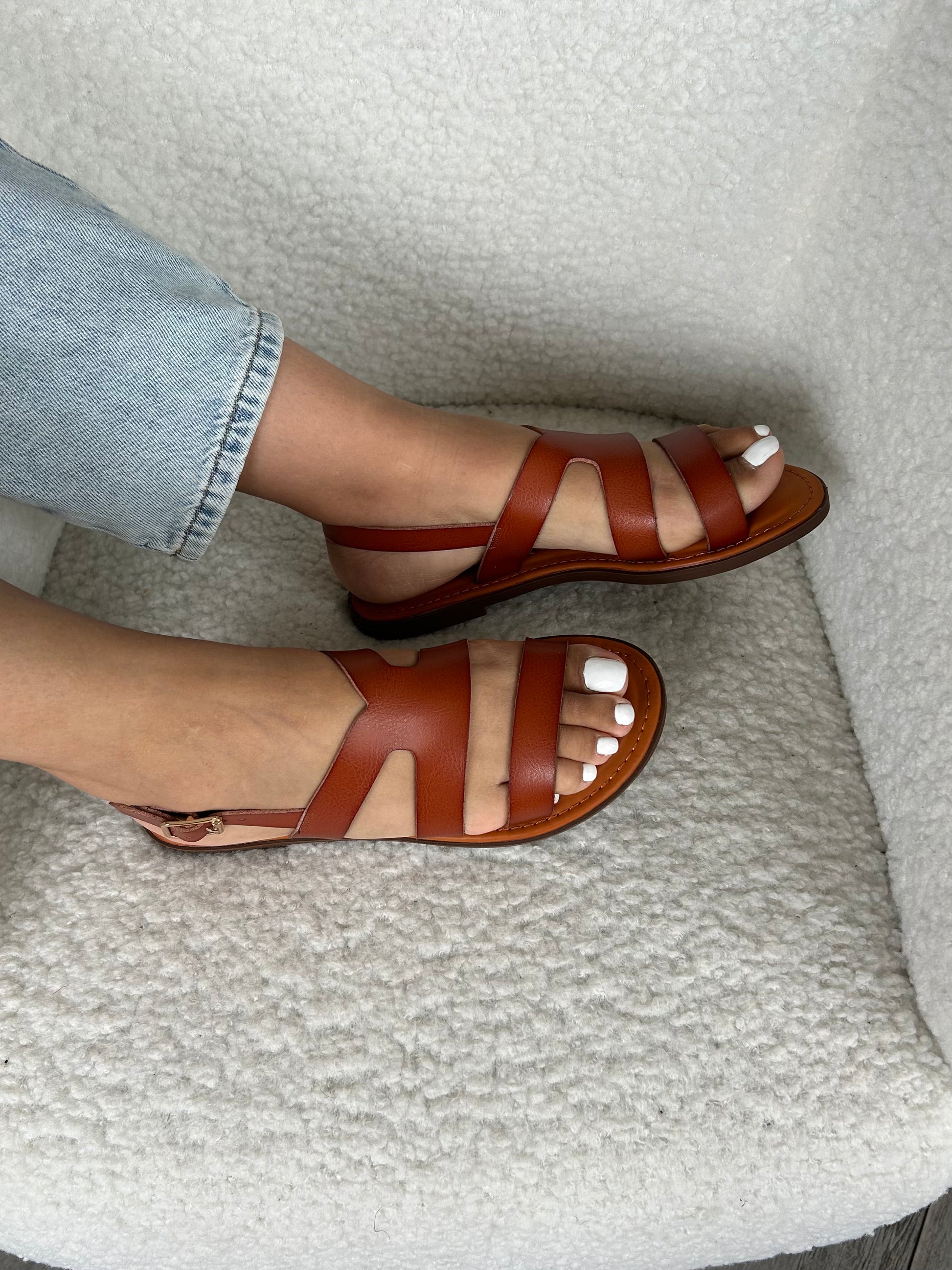Brown Gisele sandals