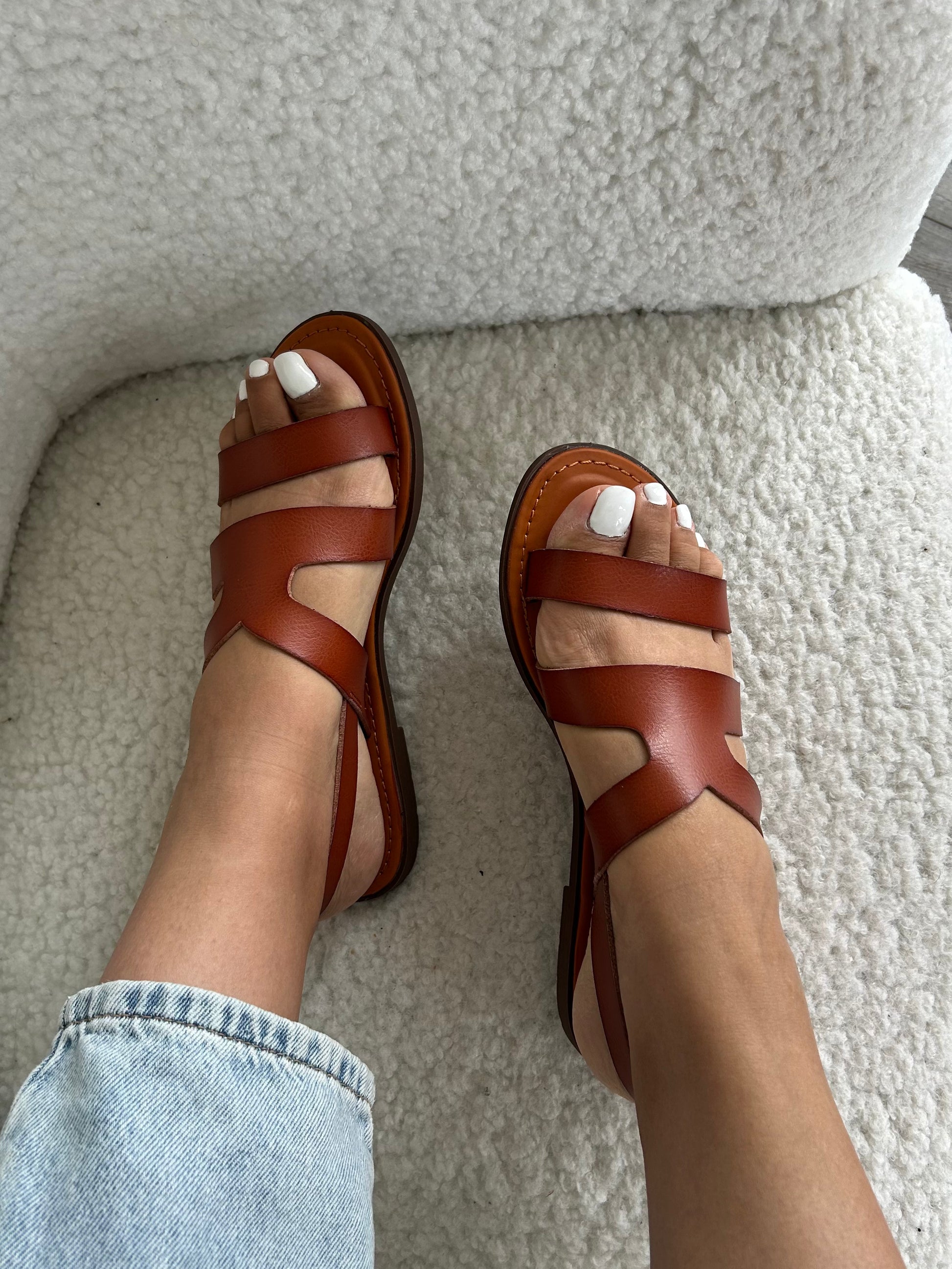 Brown Gisele sandals