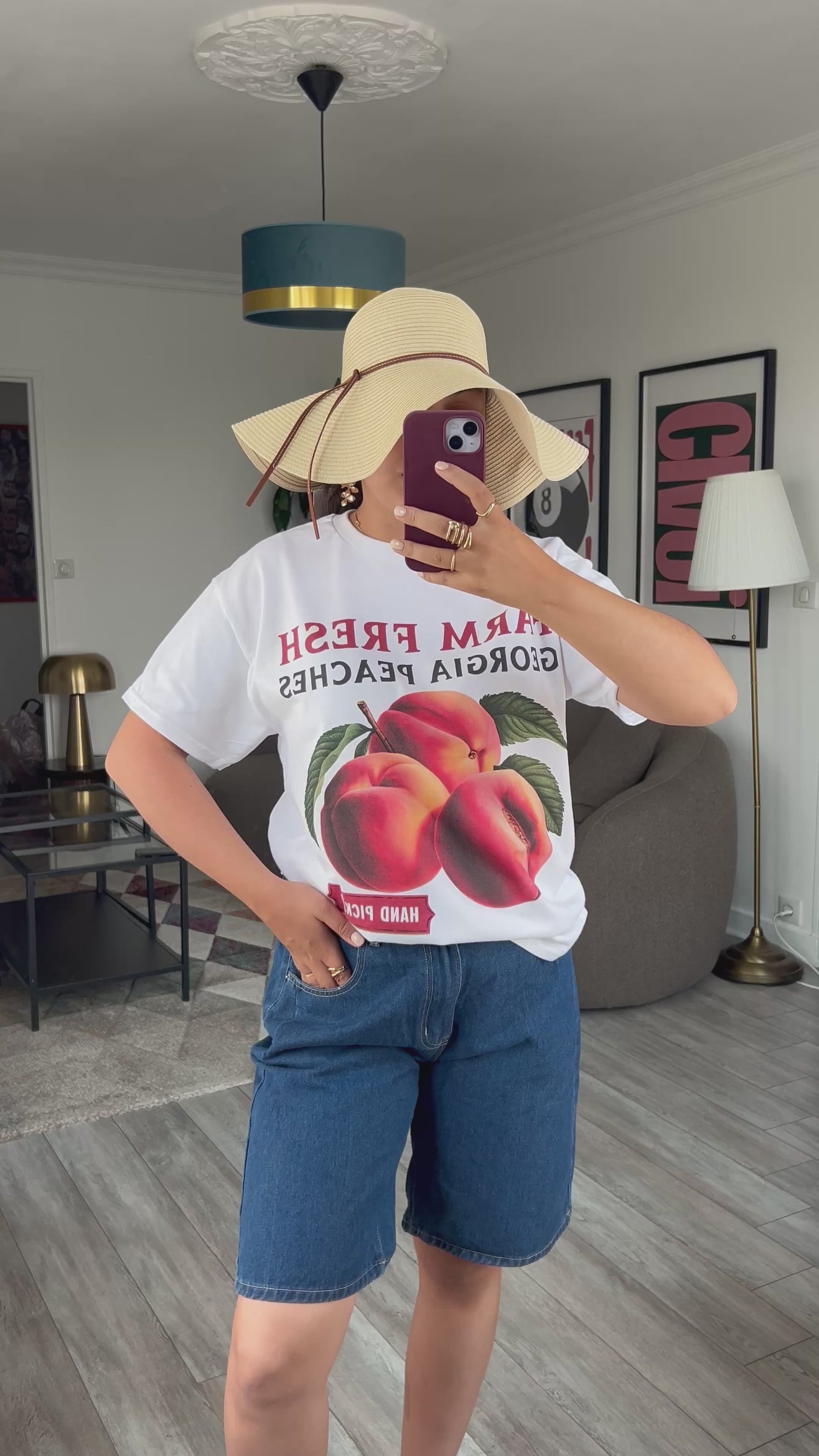 Peach T-shirt